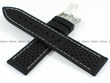 Pasek silikonowy do zegarka - Horido 0015.01W.22S - 22 mm
