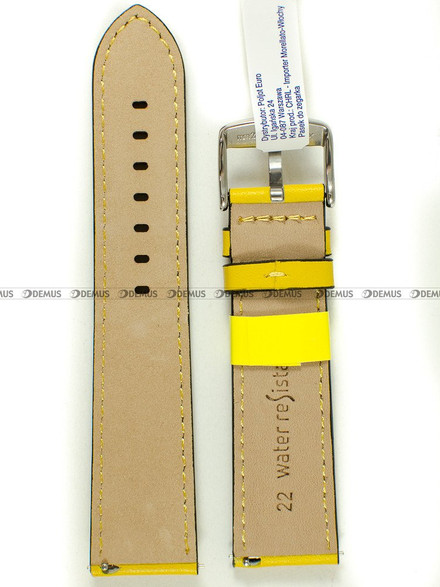 Pasek do zegarka wodoodporny skórzany - Morellato A01X5123C03097CR22 - 22 mm