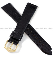Pasek ze skóry krokodyla zwężany do zegarka - Hirsch Genuine Croco 18920850-1-20 - 20 mm