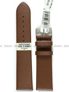 Pasek skórzany do zegarka - Morellato A01X5200875134CR22 - 22 mm brązowy