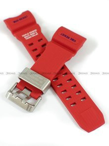 Pasek z tworzywa do zegarków Casio GWG-1000RD-4AER - 16 mm czerwony