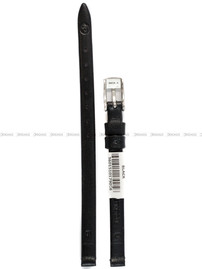 Pasek skórzany do zegarka - Rochet Trendy 6340001 - 6 mm - Czarny