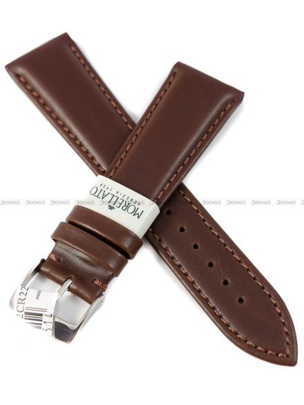 Pasek do zegarka skórzany - Morellato A01X5753C23032CR22 - 22 mm