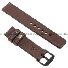 Pasek skórzany do zegarka lub smartwatcha - moVear WQU0S010000BKMM20B1 - 20 mm