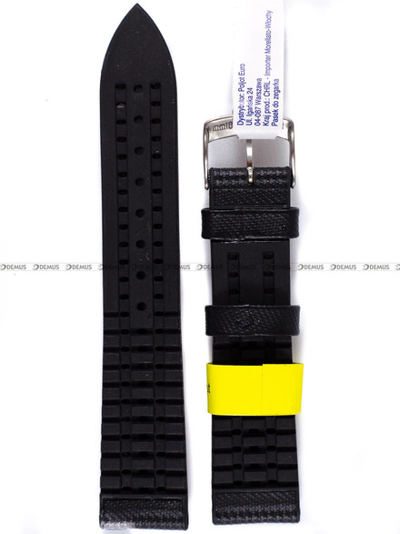 Pasek wodoodporny do zegarka - Morellato A01X4762797819CR20 - 20 mm czarny