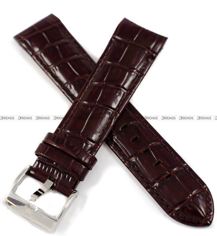 Pasek skórzany do zegarka Roamer - 513821 41 25 05 - 22 mm  - bez klamerki 