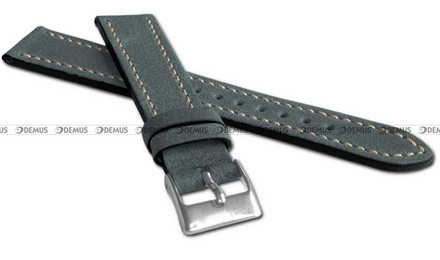 Pasek skórzany do zegarka - LAVVU LSWUJ24 - 24 mm