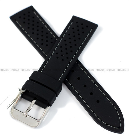 Pasek silikonowy do zegarka - Fluco 924NM-01/08-20 - 20 mm