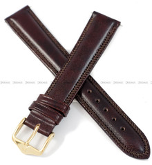 Pasek skórzany z do zegarka - Hirsch Ascot 01575010-1-18 - 18 mm 