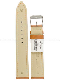 Pasek skórzany do zegarka - Rochet Miami 5411804ST - 18 mm - Brązowy