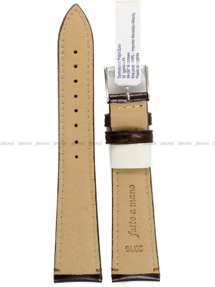 Pasek skórzany do zegarka - Morellato A01X6122E40032CR20 - 20 mm