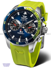 Pasek Silikonowy do zegarka Vostok Europe N-1 Rocket 6S21-225A708 - 22 mm