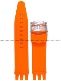 Pasek silikonowy pomarańczowy do zegarka Vostok Europe Energia NH35A-575A279 - 20 mm