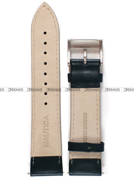Pasek skórzany do zegarka Nautica NAD16555G - 22 mm