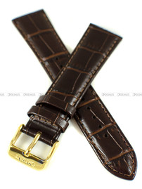 Pasek skórzany do zegarka Orient RA-AG0003S10B - UL002011K0 - 21 mm brązowy