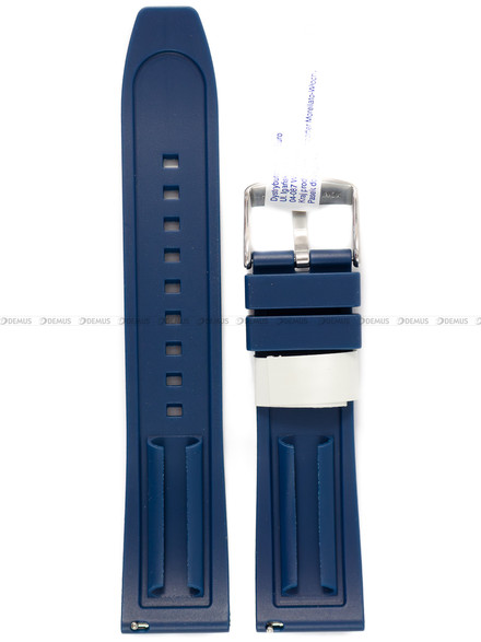 Pasek silikonowy do zegarka - Morellato Moon A01X6060556062CR22 - 22 mm