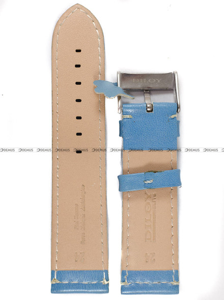 Pasek skórzany do zegarka - Diloy 363.24.16 - 24 mm