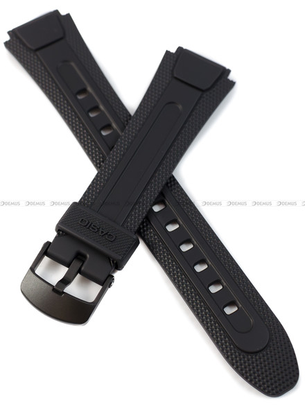 Pasek z tworzywa do zegarków Casio AW-81 - 18mm czarny