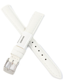 Pasek skórzany do zegarka - Rochet Miami 5411202ST - 12  mm - Biały