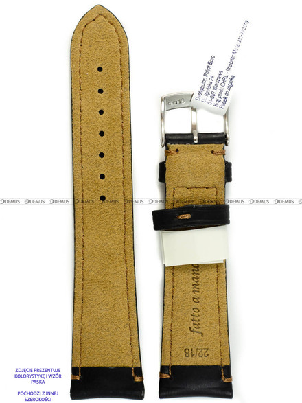 Pasek do zegarka skórzany - Morellato Bolle A01X4434B09019CR20 - 20 mm