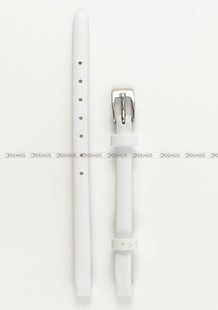 Pasek do zegarków Obaku V110L - V110LCIRW - 6 mm biały