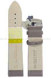 Pasek skórzany do zegarka - Diloy 302.24.7 - 24 mm