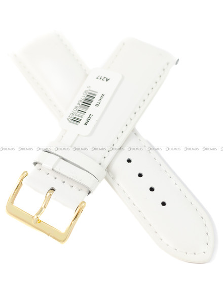 Pasek skórzany do zegarka - Chermond A217.24.22-G - 24 mm