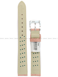 Pasek skórzany do zegarka - Rochet Buffalo 5020430 - 14 mm - Różowy