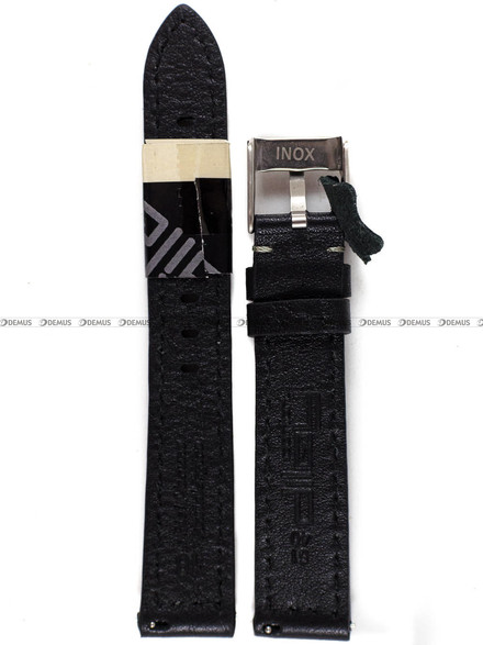 Pasek skórzany do zegarka - Diloy 404.18.1 - 18 mm