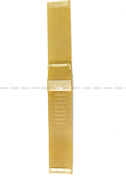 Bransoleta mesh do zegarka - BMZ01.24.BZ-CSP - 24 mm - złota