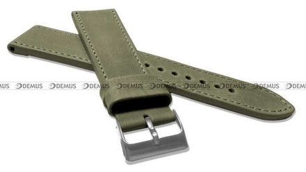 Pasek skórzany do zegarka - LAVVU LSAXG22 - 22 mm - XXL