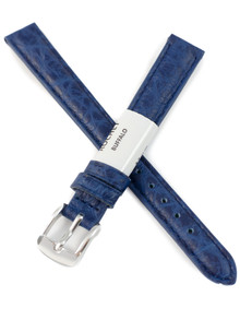 Pasek skórzany do zegarka - Rochet Buffalo 5020306 - 12  mm - Niebieski