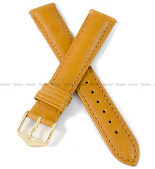 Pasek skórzany do zegarka - Hirsch Camelgrain 01009010-1-18 - 18 mm