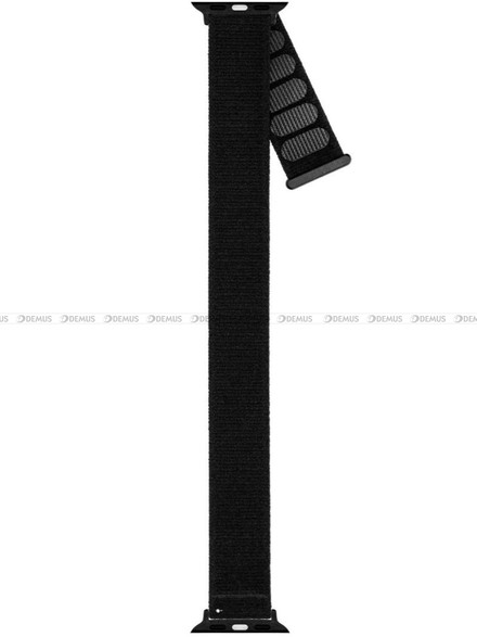 Pasek nylonowy na rzep z adapterem do Apple Watch - Hirsch Vocem 41409050AD-5-22 - 22 mm - Zestaw
