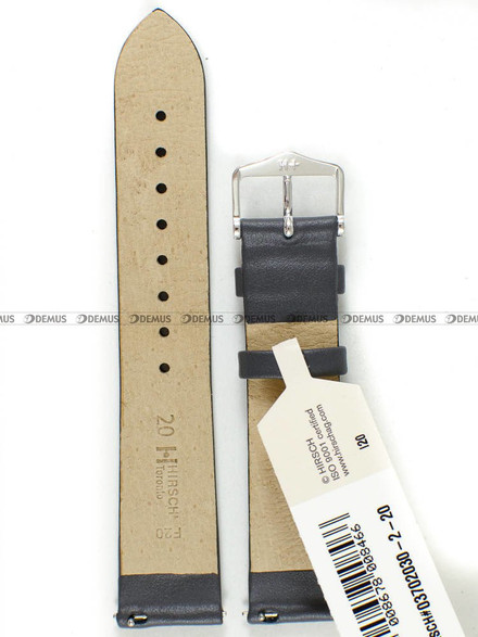 Pasek skórzany do zegarka - Hirsch Toronto 03702030-2-20 - 20 mm