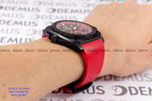 Pasek z tworzywa do zegarka Aviator MiG-29 SMT - M.2.30 - 30 mm czerwony