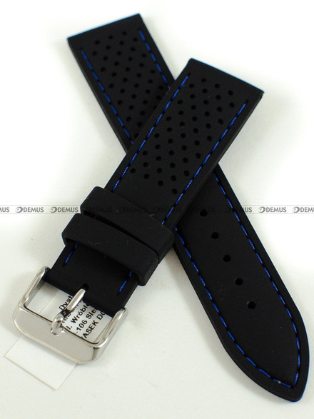 Pasek silikonowy do zegarka - Horido 0015.01B.22S - 22 mm