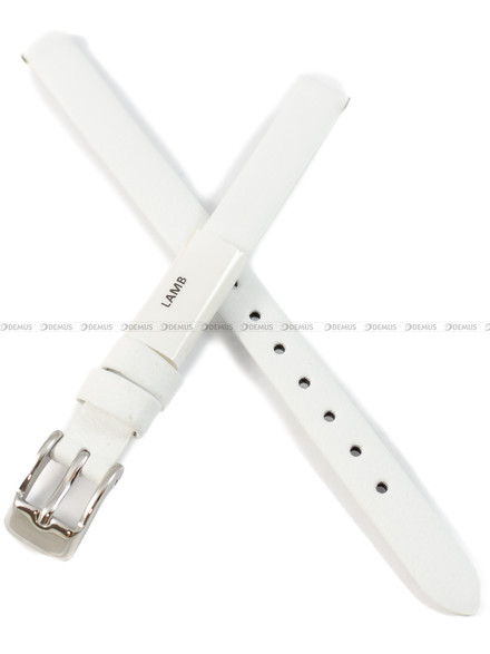 Pasek skórzany do zegarka - Rochet Trendy 6340102 - 8 mm - Biały
