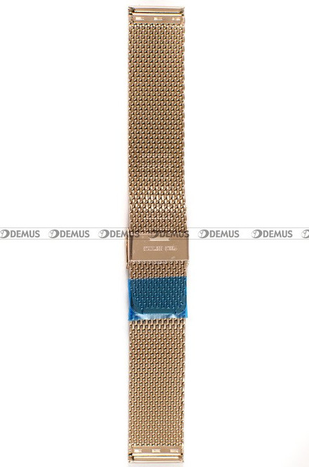 Bransoleta stalowa do zegarka Vostok Europe Almaz - 22 mm różowe złoto