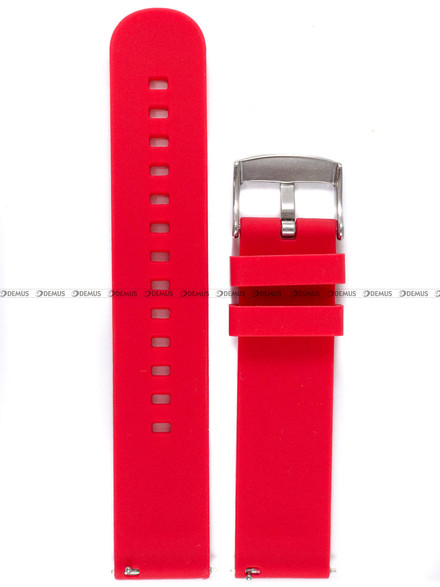 Pasek silikonowy do zegarka - LAVVU LS00R20 - 20 mm