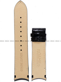Pasek skórzany do zegarka Roamer 508837 41 55 05 - 22 mm - bez klamerki
