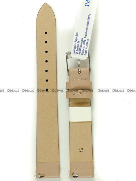 Pasek skórzany do zegarka - Morellato A01X5200875026CR16 - 16 mm