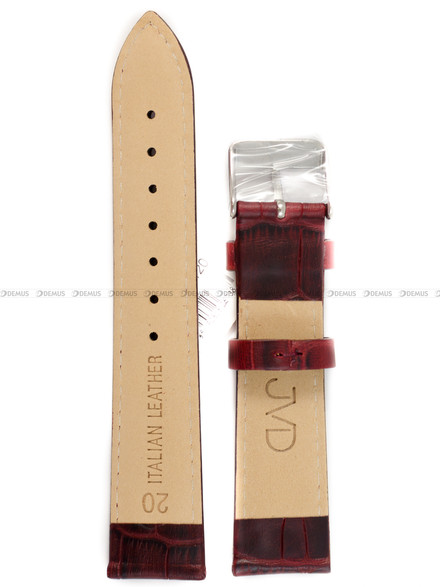 Pasek skórzany do zegarka - JVD R41705/20 - 20 mm