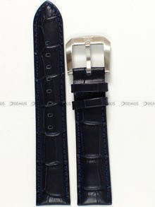 Pasek skórzany do zegarka Aviator - V.1.22.0.149.4 - 20 mm niebieski