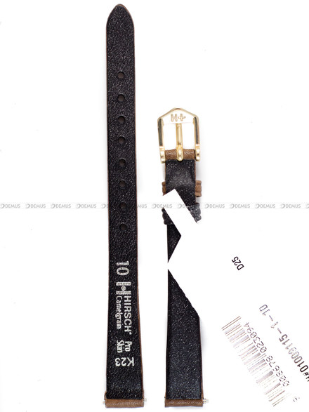 Pasek skórzany do zegarka - Hirsch Camelgrain 01009115-1-10 - 10 mm