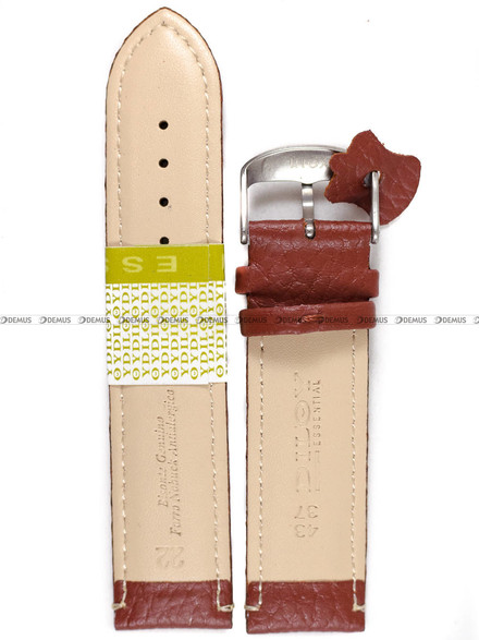 Pasek skórzany do zegarka - Diloy P206.22.8 - 22 mm