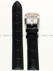Pasek skórzany do zegarka Aviator - V 1.22.0.148.4 - 20 mm czarny