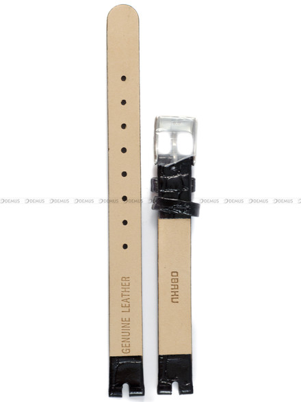 Pasek do zegarków Obaku V168L - V168LECIRB - 10 mm czarny