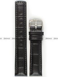 Pasek skórzany do zegarka - Hirsch Grand Duke 02528051-2-20 - 20 mm czarny