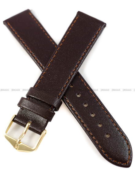 Pasek skórzany do zegarka - Hirsch Osiris 03475010-1-19 - 19 mm